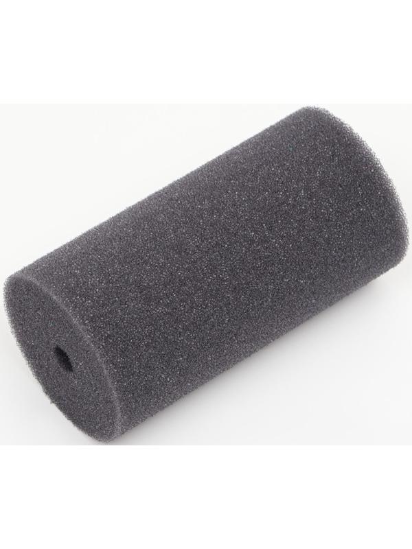Губка круглая № 4, мелкопористая, 8 х 8 х 16 см, серая