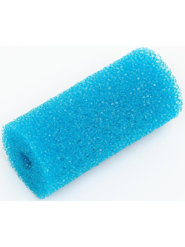 Губка круглая № 1, крупнопористая, 5 х 5 х 10 см, синяя