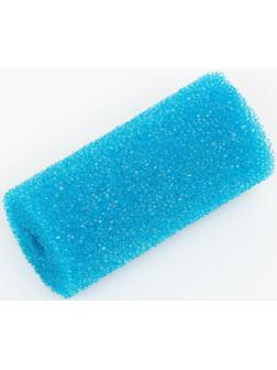 Губка круглая № 2, крупнопористая, 6 х 6 х 12 см, синяя