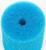 Губка круглая № 3, крупнопористая, 8 х 8 х 10 см, синяя