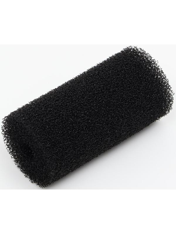 Губка круглая № 1, среднепористая 30 PPI, 5 х 5 х 10 см, черная