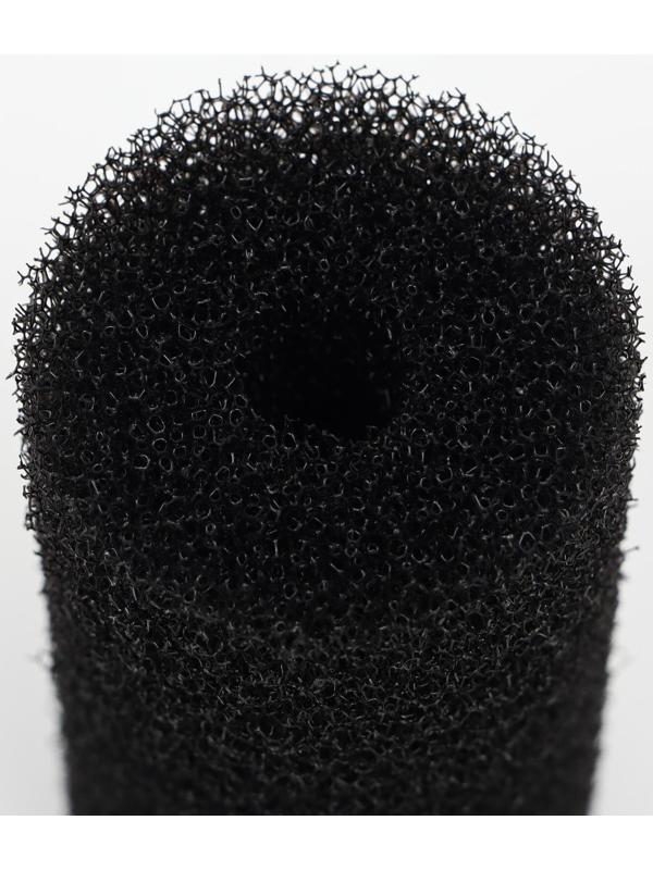 Губка круглая № 1, среднепористая 30 PPI, 5 х 5 х 10 см, черная