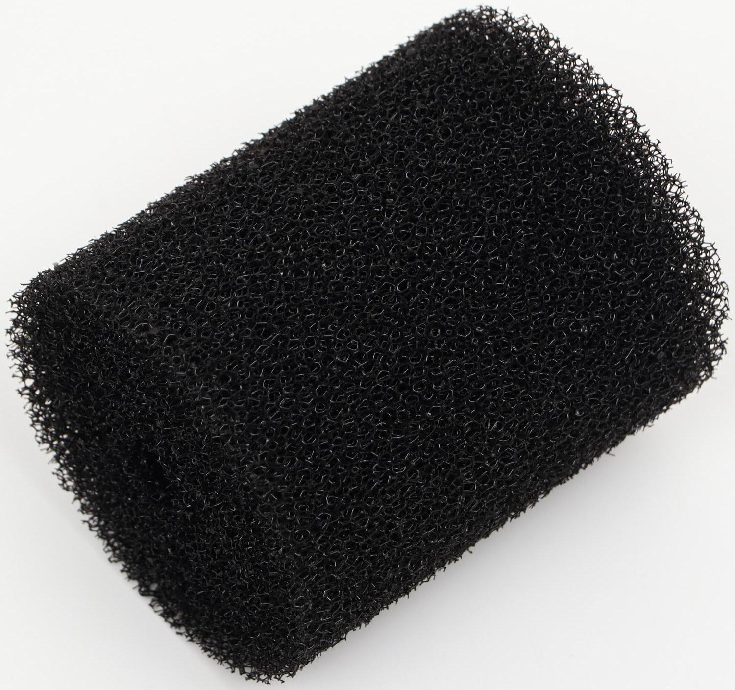 Губка круглая № 3, среднепористая 30 PPI, 8 х 8 х 10 см, черная