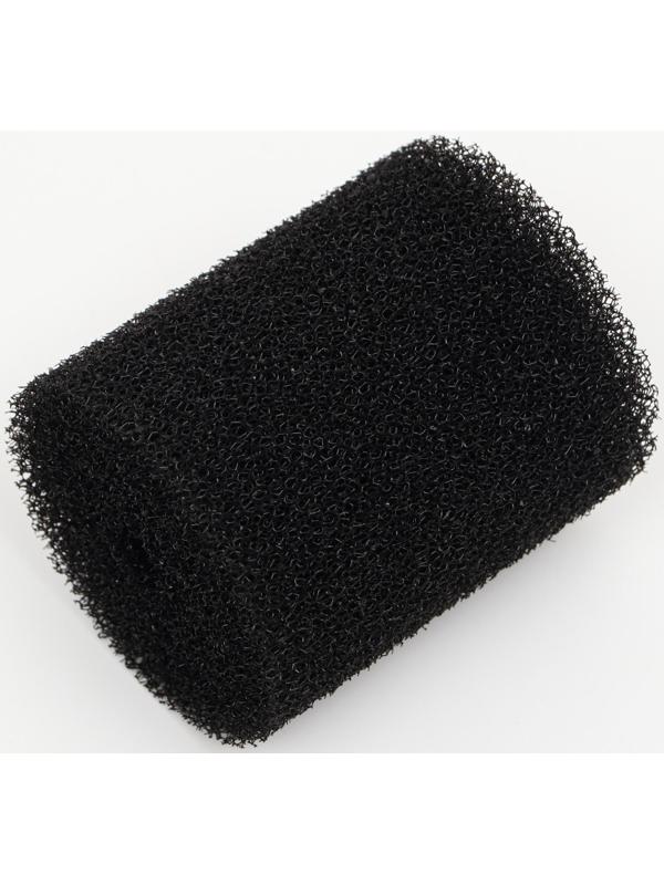 Губка круглая № 3, среднепористая 30 PPI, 8 х 8 х 10 см, черная