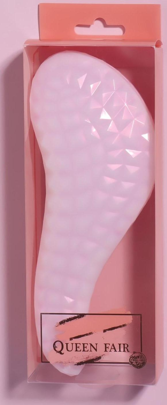 Расчёска массажная, 7,5 × 18,5 см, цвет МИКС