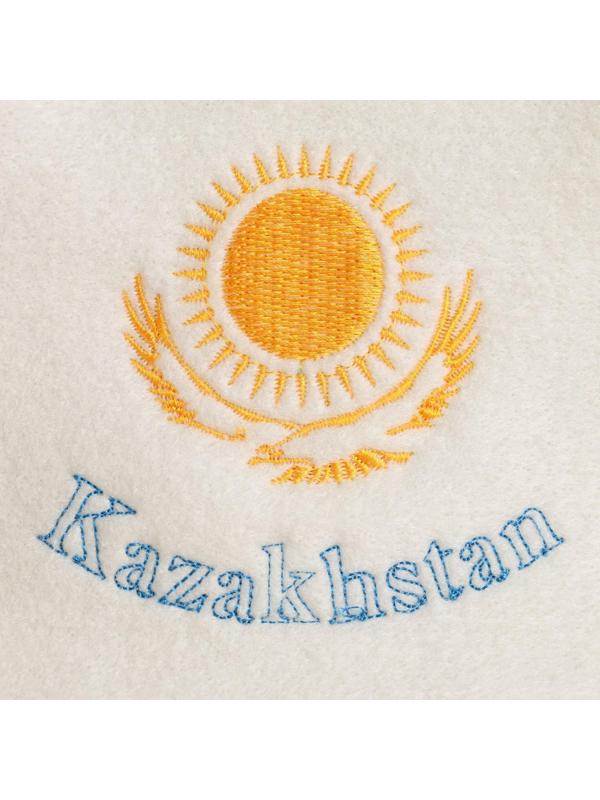 Шапка для бани с вышивкой 