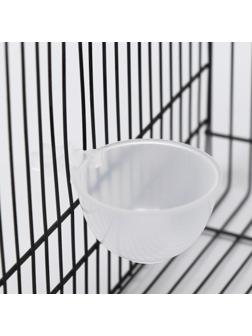 Миска для грызунов и птиц, 30 мл, прозрачная