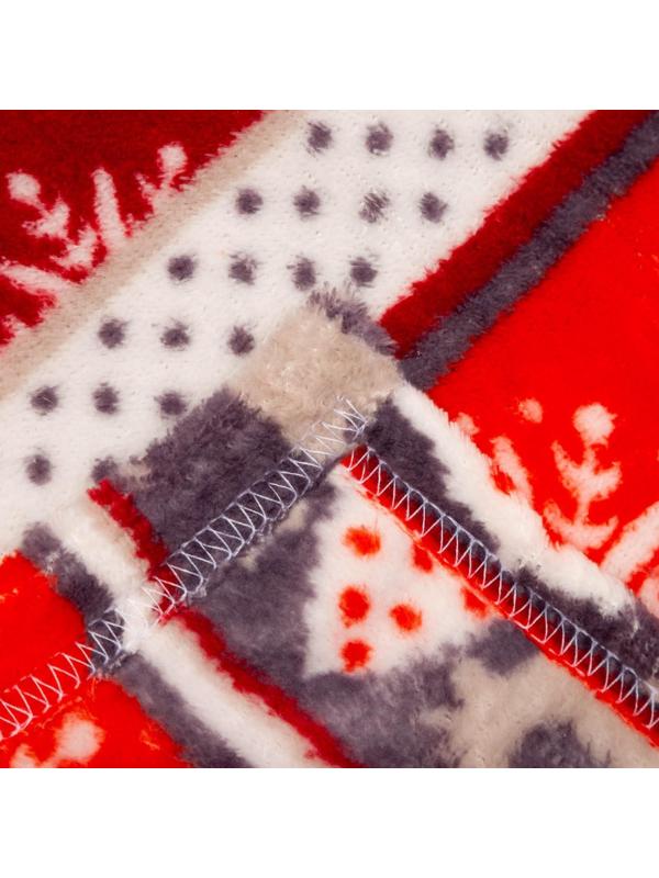 Плед 180х200см, корал-флис