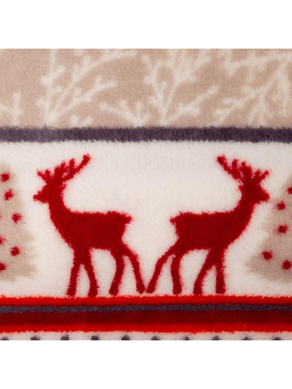 Плед 180х200см, корал-флис