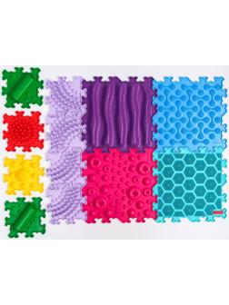 Модульные коврики SPORTO.ONE - Набор «Ассорти», 12 модулей