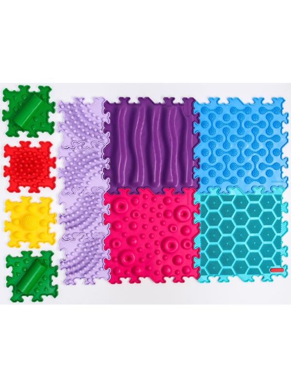 Модульные коврики SPORTO.ONE - Набор «Ассорти», 12 модулей