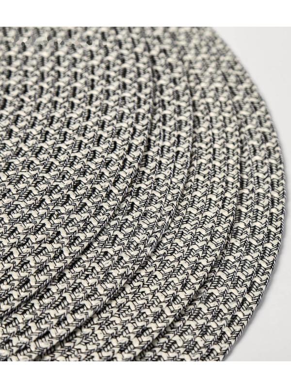 Набор салфеток сервировочных на стол Доляна «Рэй», 4 шт, d=38 см, цвет бежевый