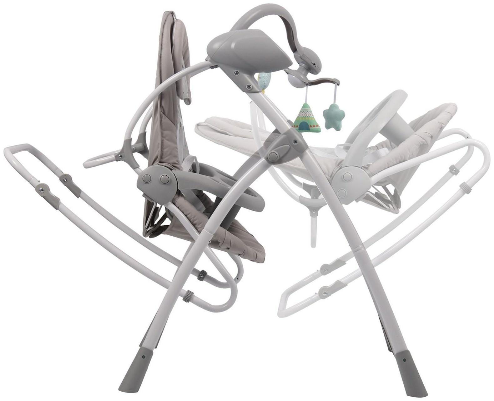 Электронные качели MISTY, серый, с адаптером, п/у, 12 мел., 5 скоростей