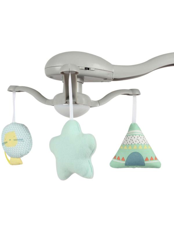 Электронные качели MISTY, серый, с адаптером, п/у, 12 мел., 5 скоростей