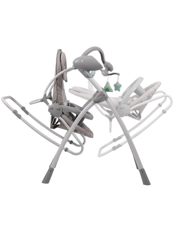 Электронные качели MISTY, серый, с адаптером, п/у, 12 мел., 5 скоростей