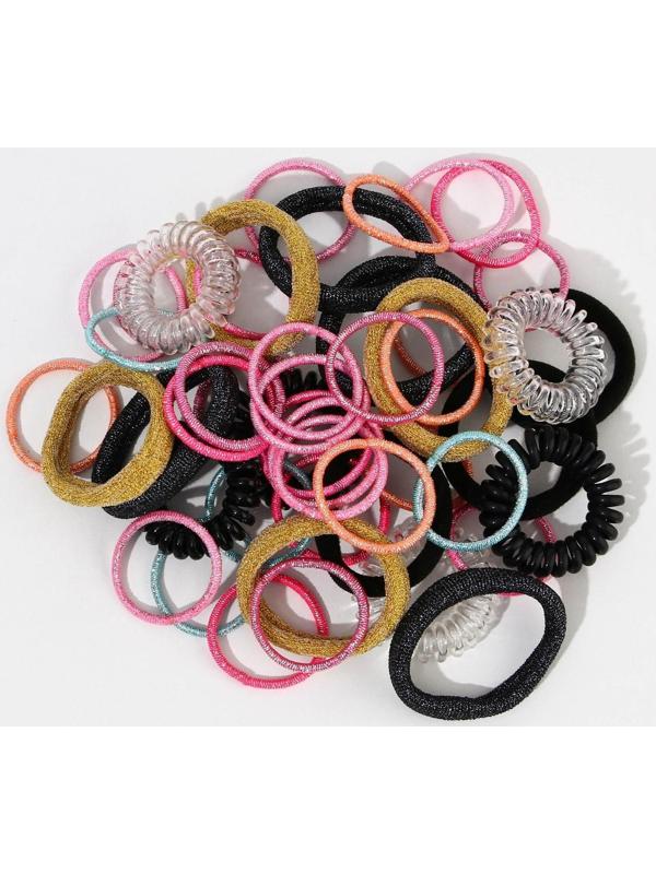 Набор резинок для волос (50 шт.) «Самой милой снежинке», МИКС