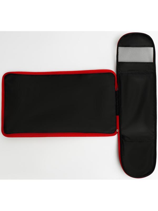 Сумка-переноска, каркасная, 31 х 20,5 х 22 см, синий-красный