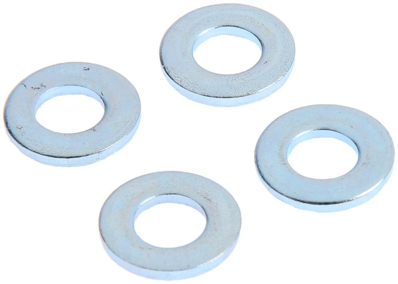 Шайба ТУНДРА krep DIN125A 6 мм, цинк, 300 шт.