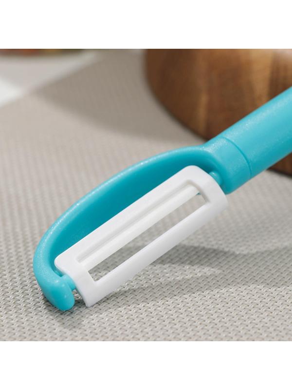 Овощечистка керамическая Доляна «Классик», 18 см, цвет МИКС