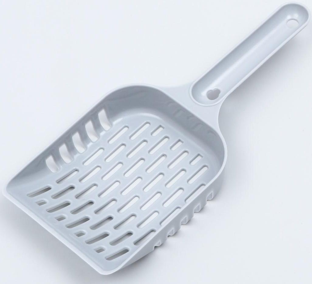 Совок для уборки кошачьего туалета, серый