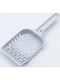 Совок для уборки кошачьего туалета, серый