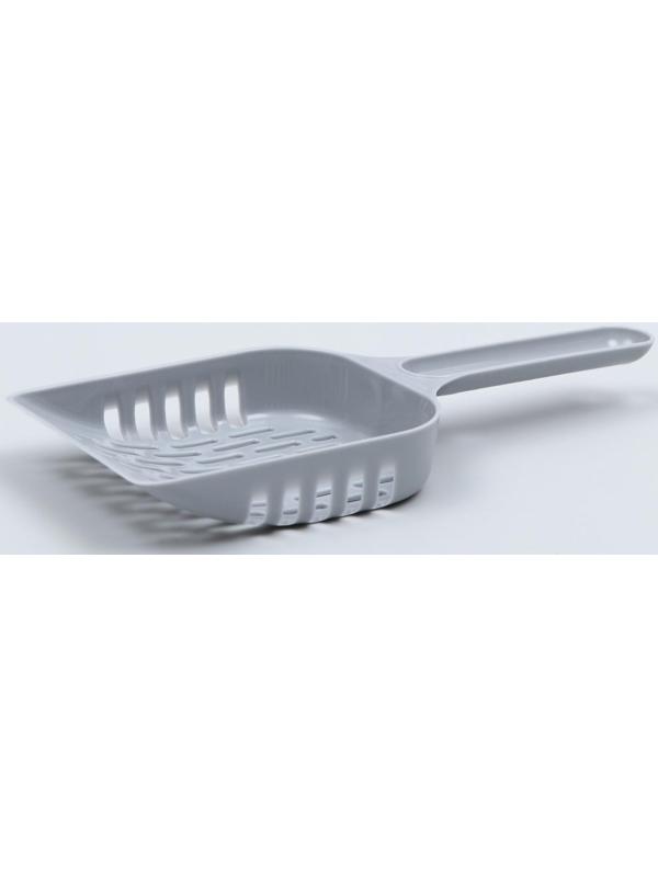 Совок для уборки кошачьего туалета, серый