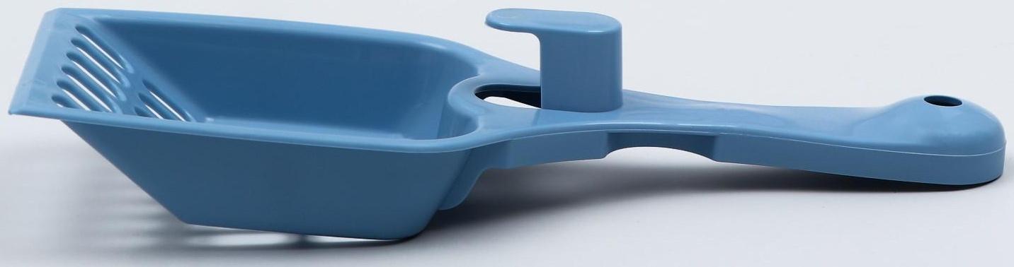 Совок для кошачьего туалета 22,5 x 9,5 x 4 см, синий