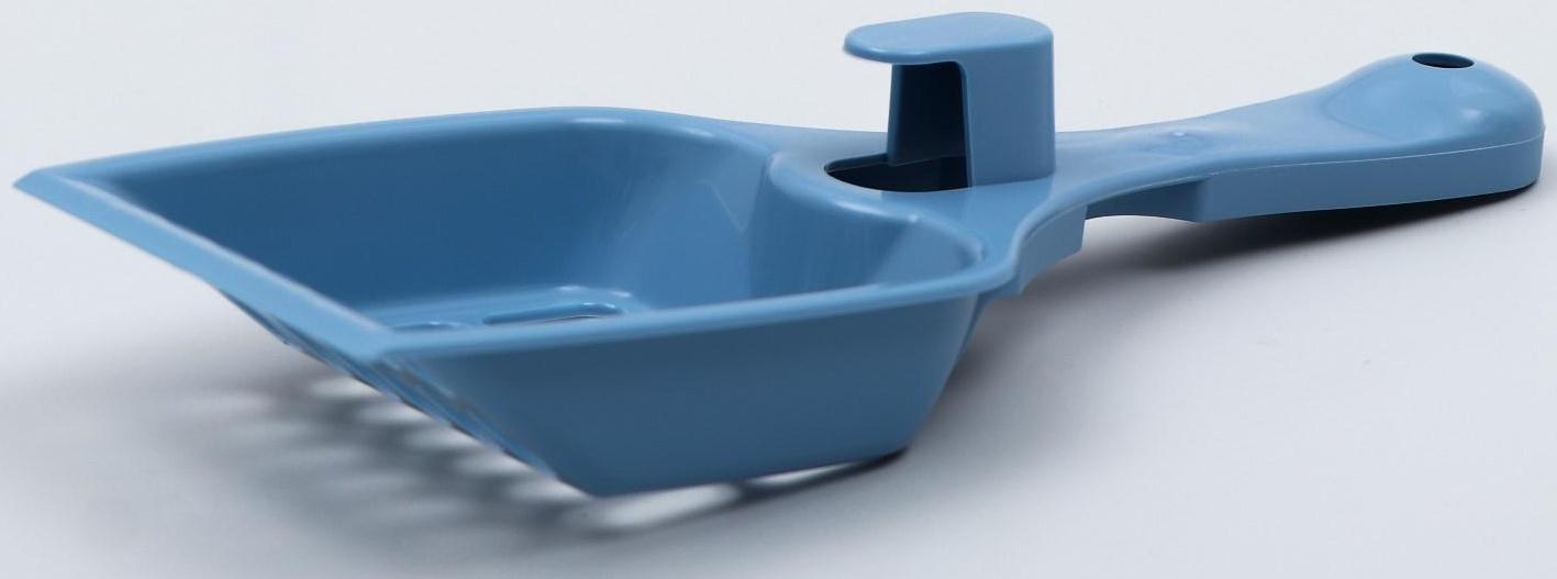 Совок для кошачьего туалета 22,5 x 9,5 x 4 см, синий