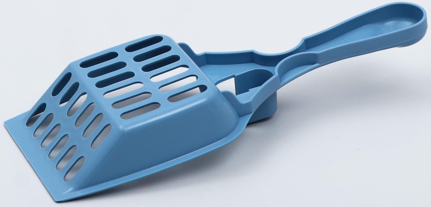 Совок для кошачьего туалета 22,5 x 9,5 x 4 см, синий