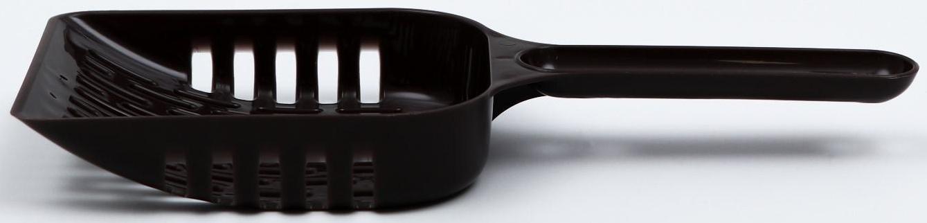 Совок для уборки кошачьего туалета, шоколадный