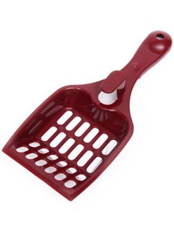 Совок для кошачьего туалета 22,5 x 9,5 x 4 см, красный