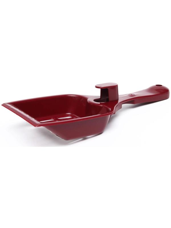 Совок для кошачьего туалета 22,5 x 9,5 x 4 см, красный