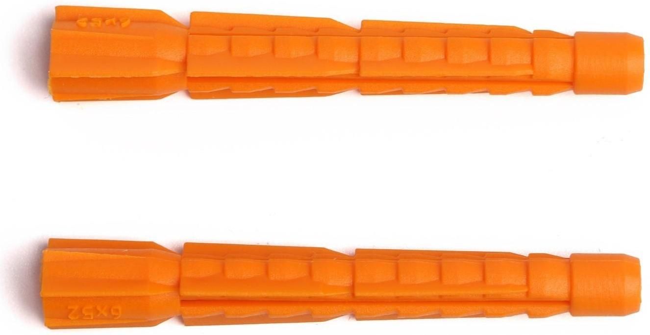 Дюбель ТУНДРА krep универсальный 6x52 мм, 250 шт.