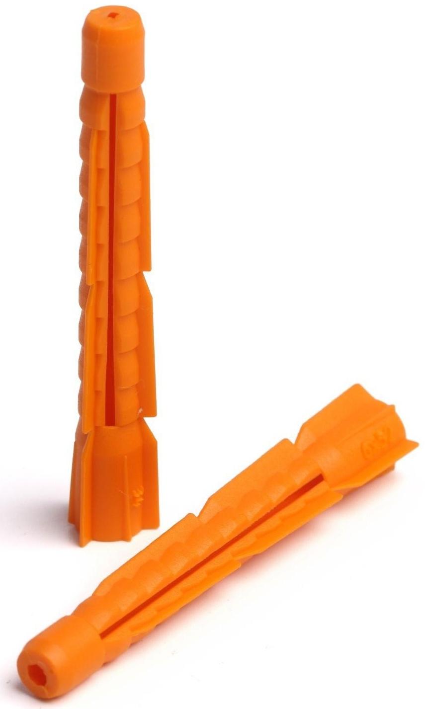 Дюбель ТУНДРА krep универсальный 6x52 мм, 250 шт.