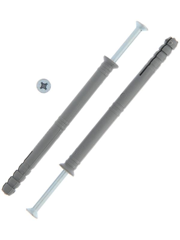 Дюбель-гвоздь ТУНДРА krep 8x100 потайная манжета, 8 шт.