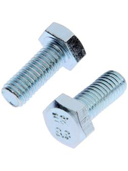 Болт ТУНДРА krep DIN933 М8x20, цинк 50 шт.