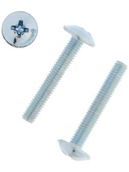 Винт для крепления ручки ТУНДРА krep М4x25 мм, цинк, 10 шт.