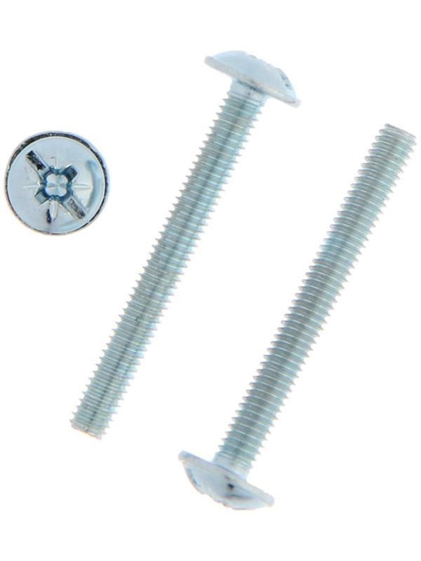 Винт для крепления ручки ТУНДРА krep М4x35 мм, цинк, 8 шт.