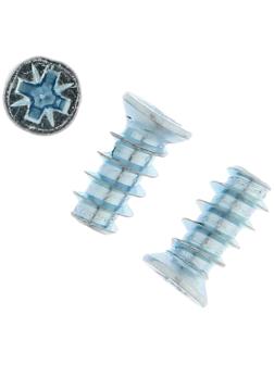 Еврошуруп ТУНДРА krep с потайной головкой, 6.3х13 мм, цинк, 25 шт.