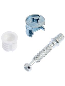 Набор ТУНДРА krep №3 для стяжки фасада для ДСП 16 мм, 4 шт.