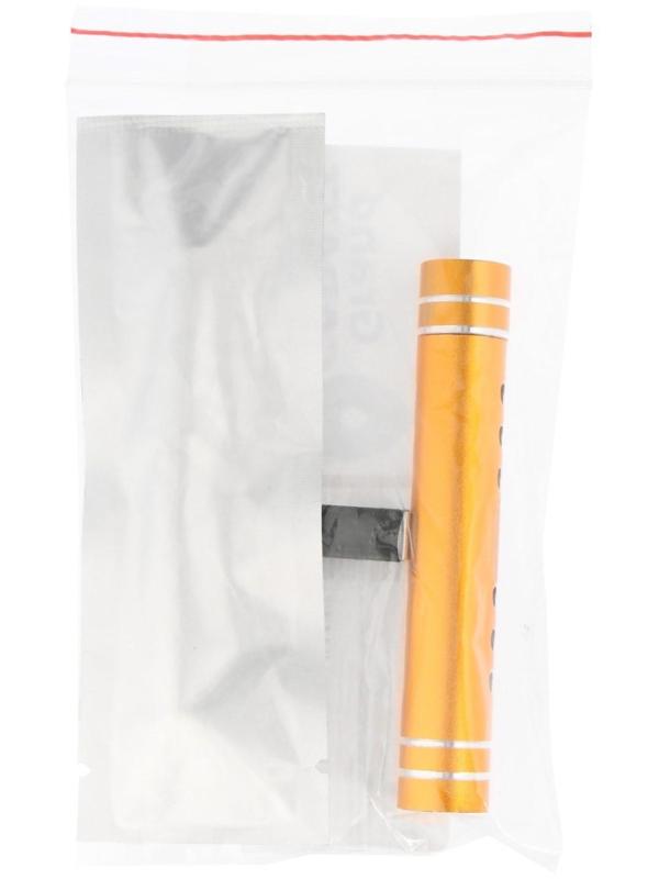 Ароматизатор в дефлектор Grand Caratt, металл, 8 см, апельсин, золотой