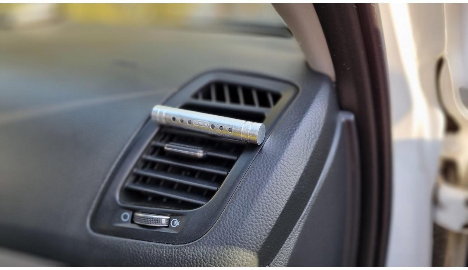 Ароматизатор в дефлектор Grand Caratt, металл, 8 см, лаванда, серебряный