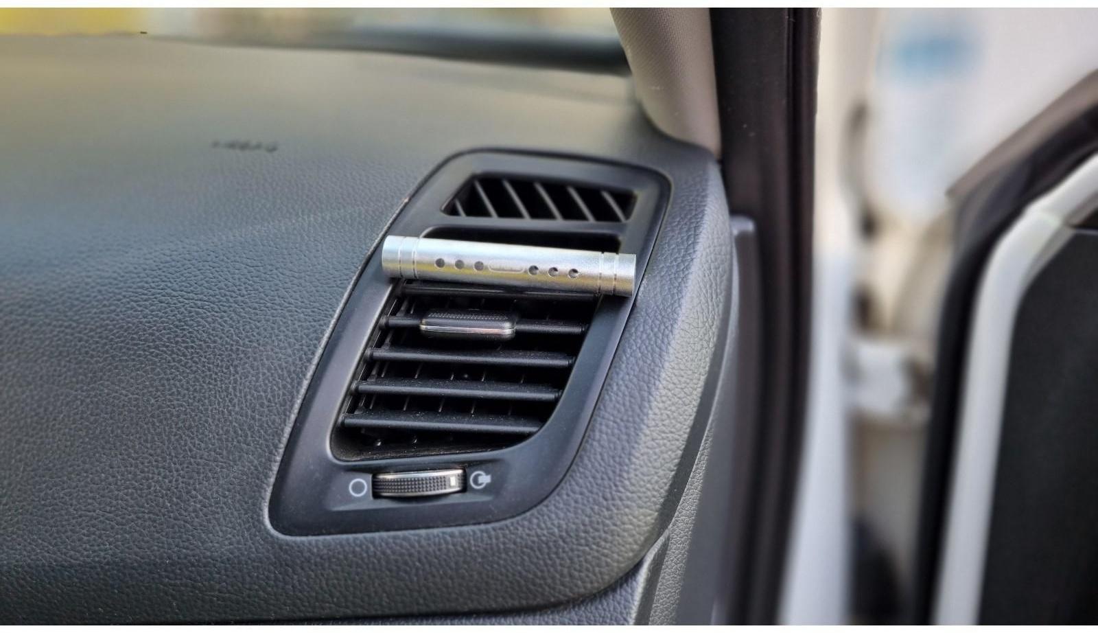 Ароматизатор в дефлектор Grand Caratt, металл, 8 см, лаванда, серебряный