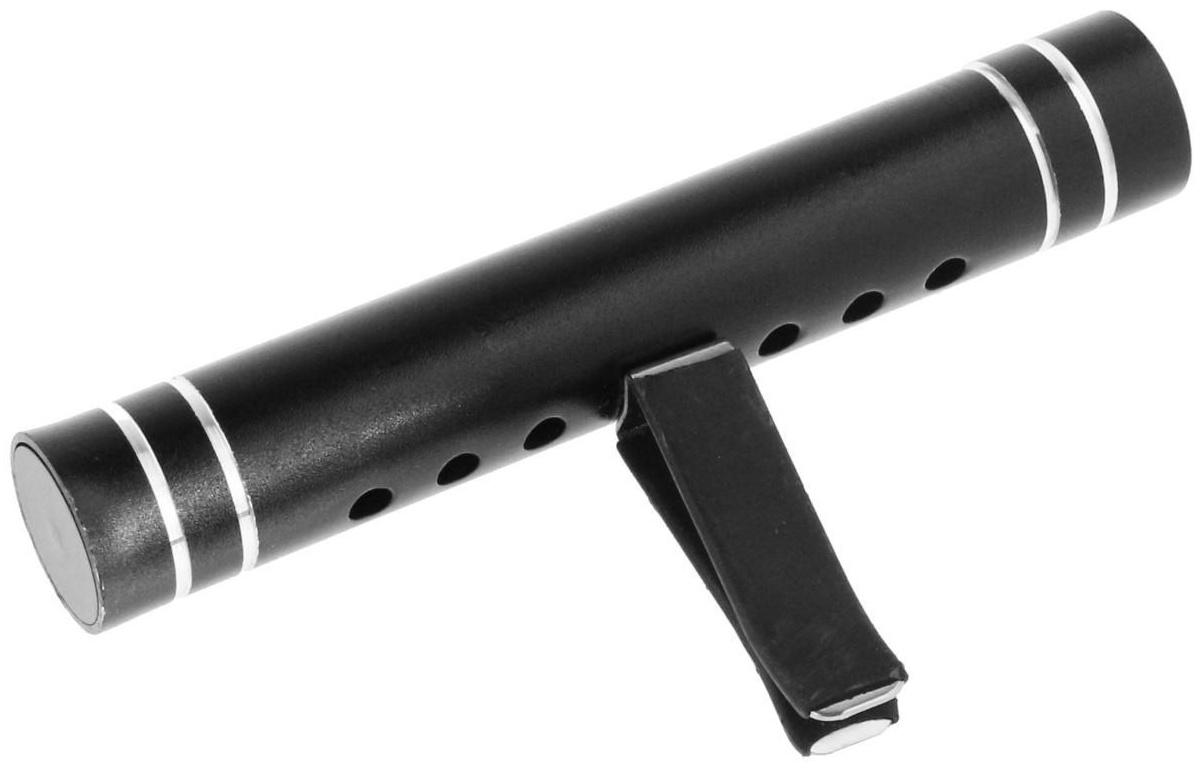 Ароматизатор в дефлектор Grand Caratt, металл, 8 см, лимон, черный