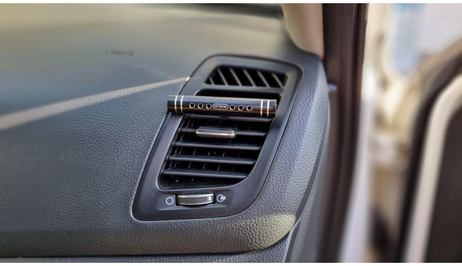 Ароматизатор в дефлектор Grand Caratt, металл, 8 см, лимон, черный