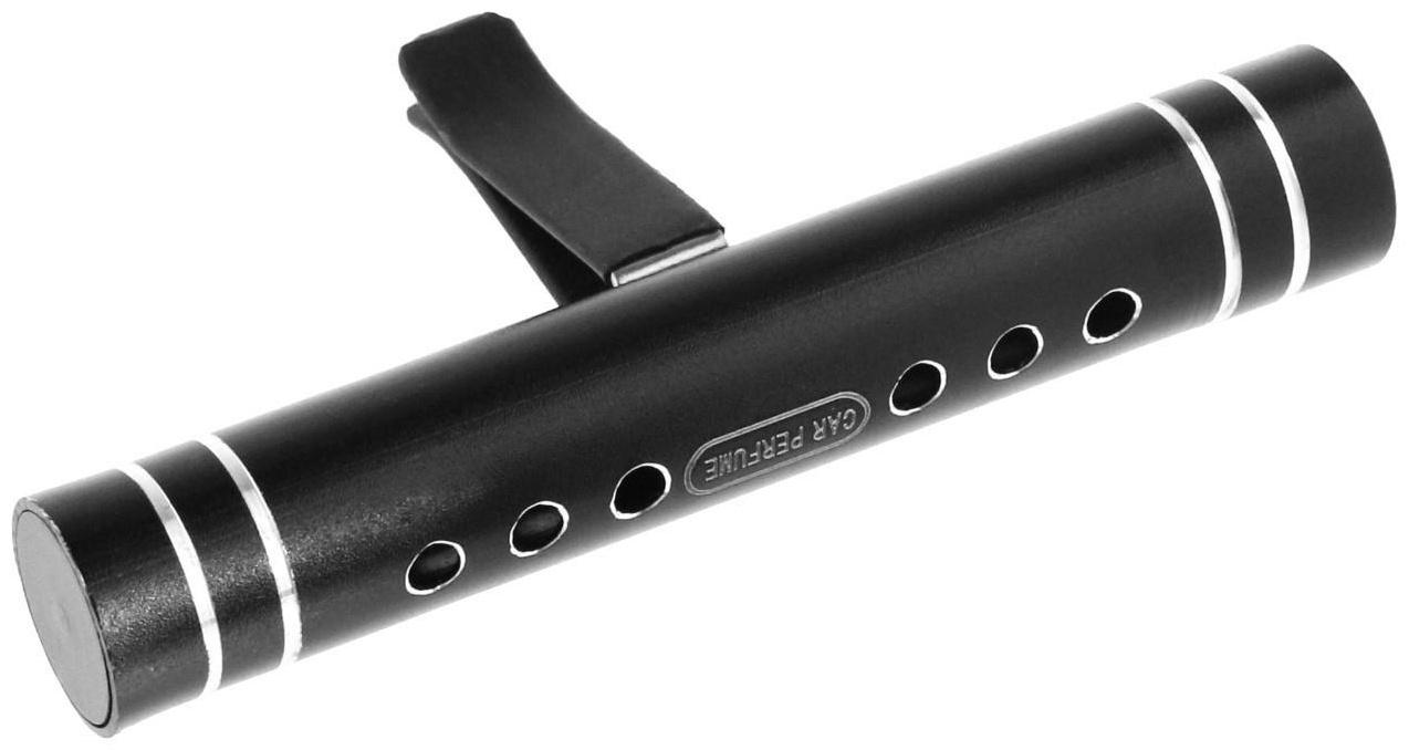 Ароматизатор в дефлектор Grand Caratt, металл, 8 см, лимон, черный