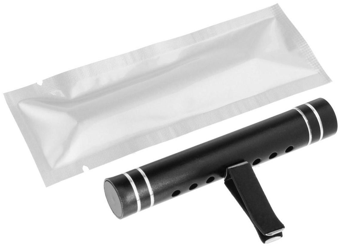 Ароматизатор в дефлектор Grand Caratt, металл, 8 см, лимон, черный