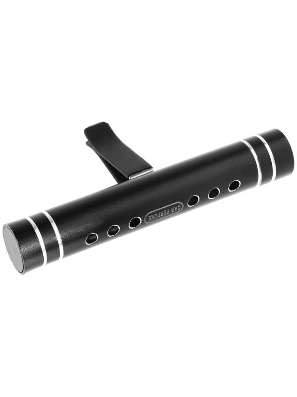 Ароматизатор в дефлектор Grand Caratt, металл, 8 см, лимон, черный