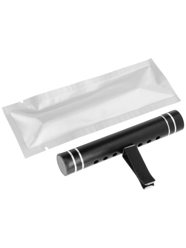 Ароматизатор в дефлектор Grand Caratt, металл, 8 см, лимон, черный