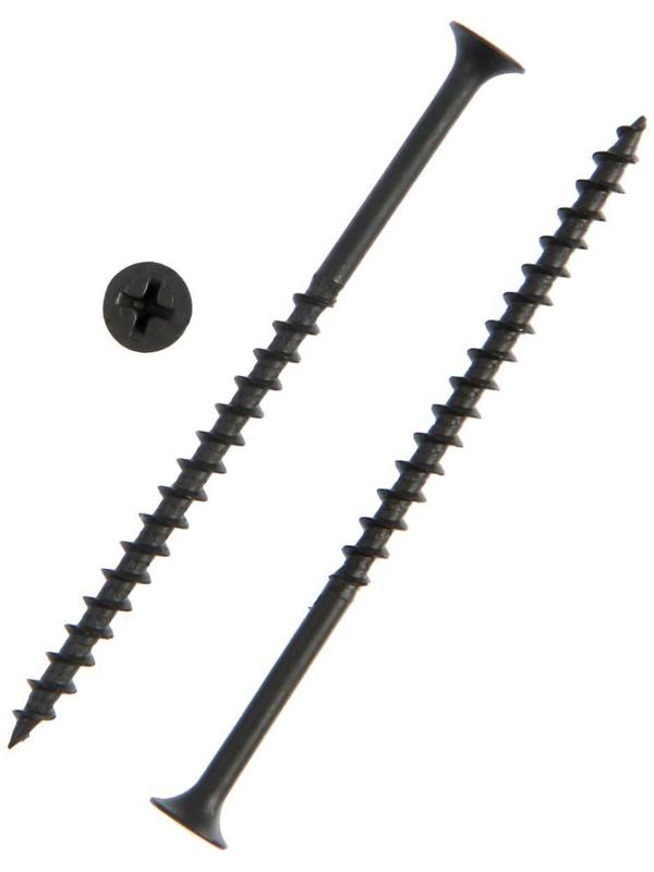 Саморезы гипсокартон-дерево ТУНДРА krep 4.2x75 мм, фосфатированные, 100 шт.